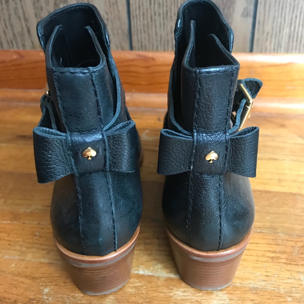 Kate spade leather booties!!